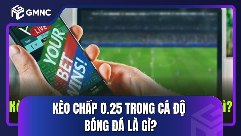 Kèo chấp 0.25 trong cá độ bóng đá là gì?