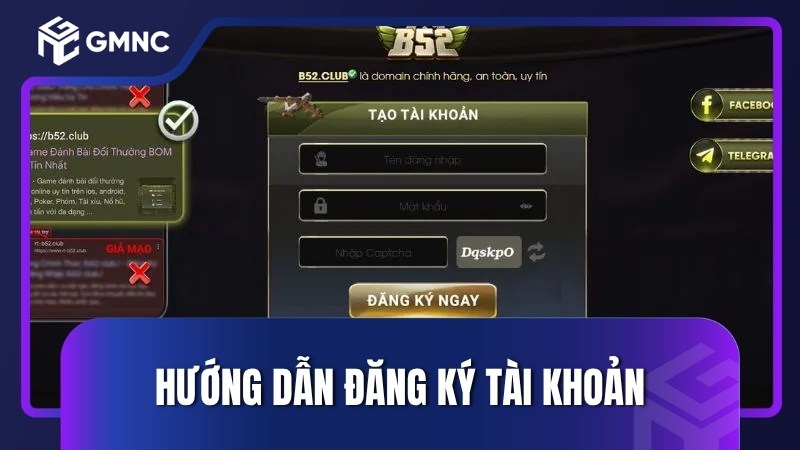 Hướng dẫn đăng ký tài khoản