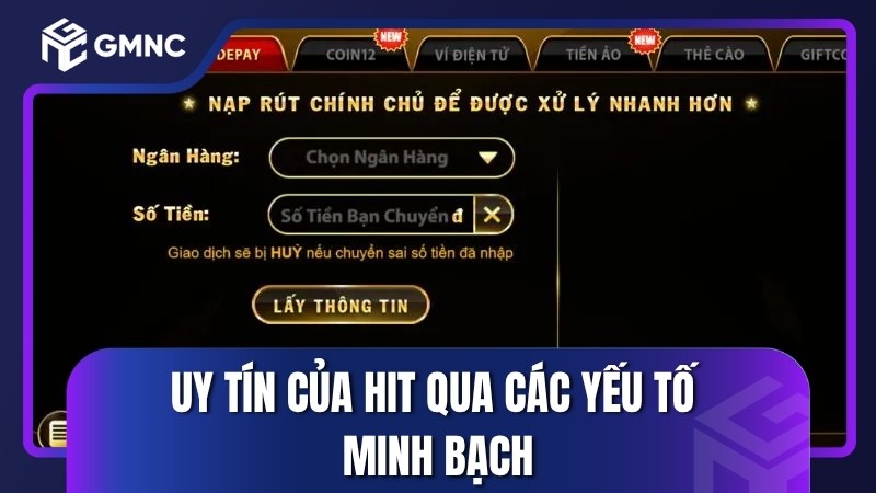 Uy tín của HIT qua các yếu tố minh bạch