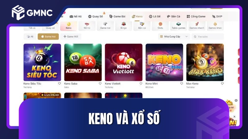 Keno và xổ số