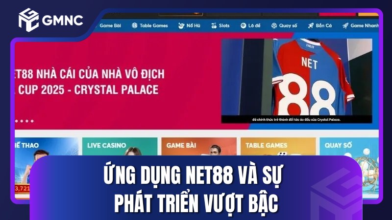 Ứng dụng NET88 và sự phát triển vượt bậc