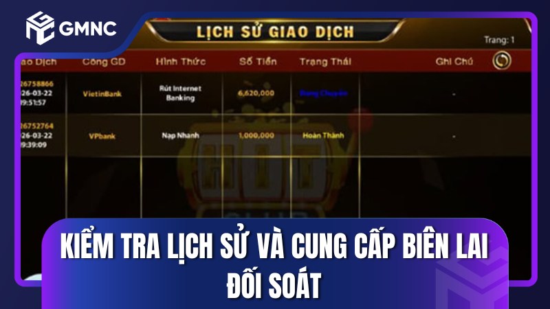 Người chơi nên thực hiện đúng từng bước để giao dịch dễ dàng