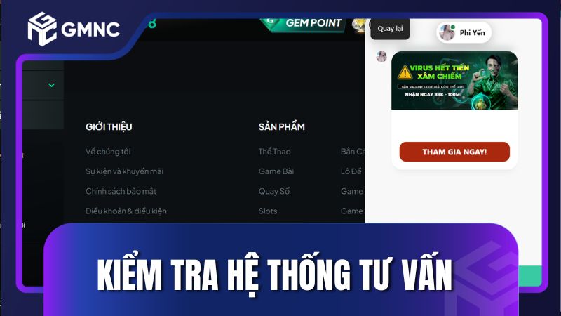 Kiểm tra hệ thống tư vấn và cách phân biệt Gem88 thật giả