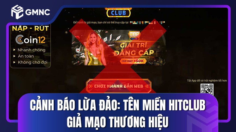 Cảnh báo lừa đảo: Tên miền Hitclub giả mạo thương hiệu
