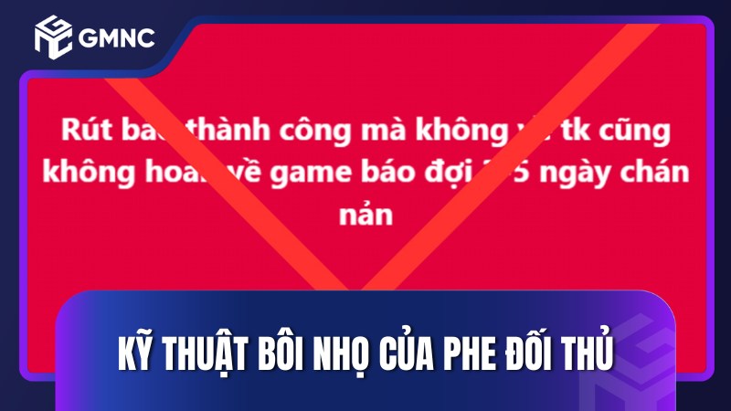 Kỹ thuật bôi nhọ của phe đối thủ